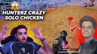 Aman Reaction On Hunterz Impossible Solo Chicken in Miramar