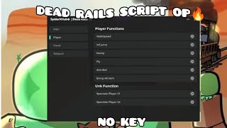 OP* DEAD RAILS SCRIPT👍👌 || Bring all items, esp, aimbot, teleport, fly, noclip, and moree...