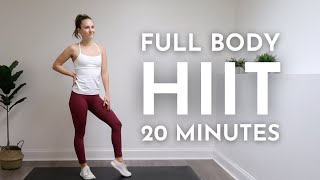 20 Minute FULL BODY HIIT Workout | Strength & Cardio with No Equipment