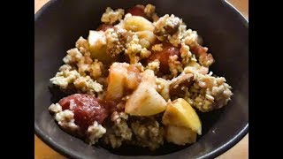 Gyümölcsös Mézes Morzsasüti / Crumble recept