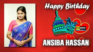 Actress Ansiba Hassan Birthday | Ansiba Hassan Age | Birthday Date | Birth Place | Biography Tamil