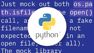 Python testing: using a fake file with mock & io.StringIO