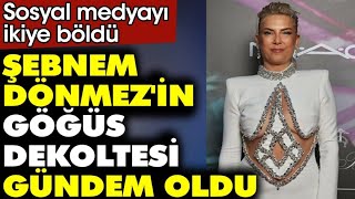 Şebnem Dönmez'in Göğüs Dekoltesi Gündem Oldu