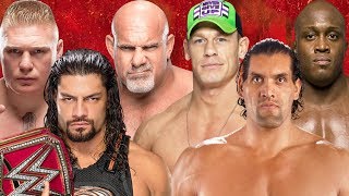 Brock Lesnar, Goldberg & Roman Reigns vs John Cena, Bobby Lashley & The Great Khali