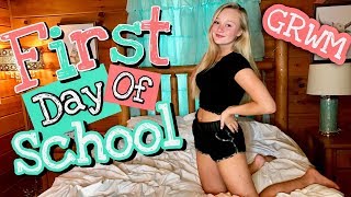 GRWM First Day of School Morning Routine 2019 | Back to School | Ella