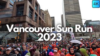 🇨🇦 Vancouver SunRun: Largest 10K running race in Canada【4K 60fps】