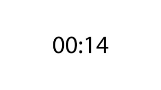 Professional 14 second timer