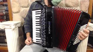 SCANAIRJRHBK - Black Scandalli Air Junior Piano Accordion LMMH 34 72  $4299