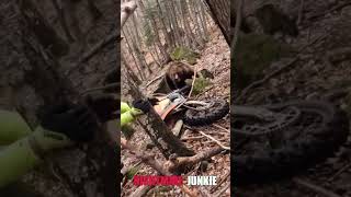 Close Encounter Man Narrowly Escapes Charging Bear(Must Watch) Scary Comp