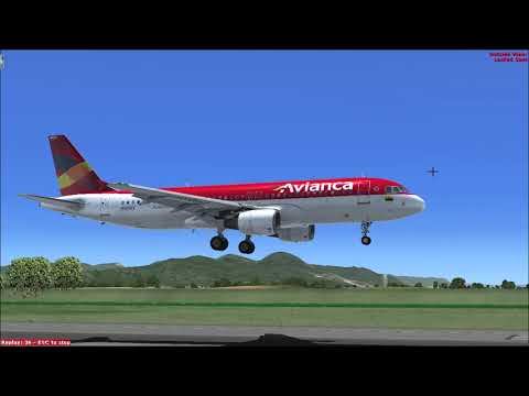 Airbus A320 Butter Landing #swiss001landing - YouTube