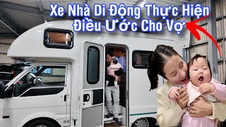 Vui Quá ! Ba Teru Thực Hiện Ước Mơ Cho Vợ Bằng Xe Ngôi Nhà Di Động Giá Trị Vài Tỷ