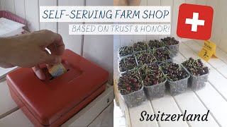 Self-serving Honesty Farm Shop in Switzerland