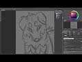 watch me draw a chibi spider dog if you don t like the sight of a spider don t watch the stream