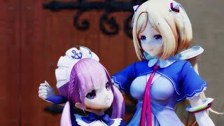 【ホロライブ】アキロゼとあくあちゃんで乱躁滅裂ガール【MMD】