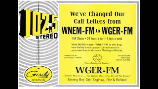 WGER Michigan Beautiful Music Radio 1972 with music, news, Sveden House and sing along with Mitch