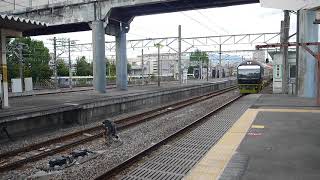 JR東日本485系　快速リゾートやまどり大宮行　新前橋駅到着