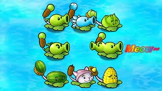 Plants Vs. Zombies Self made plant: All plants have cat tails 2 - Self made plants