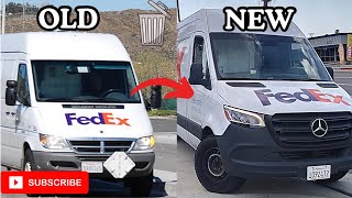 THE NEW FEDEX MERCEDES SPRINTER IS WAY BETTER!!!( A LOOK INSIDE)