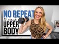 30-min NO REPEAT Upper Body Strength Workout