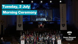 Graduation Ceremony Tuesday, 2 July 2024 | Queen Margaret University, Edinburgh