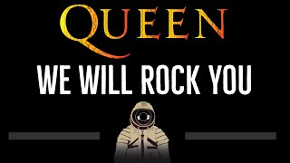 Queen • We Will Rock You (CC) 🎤 [Karaoke] [Instrumental Lyrics]