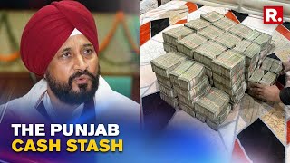 Visuals Of Rs 6 Crores Cash Stash Recovered From ED Raids At Punjab CM's Nephew