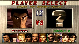 [Live 1996] Character Select Screen from TEKKEN2 -Are You Ready?-