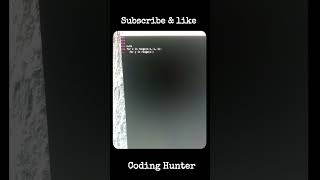 Day 09 V03 ll Coding Hunter ll Python programming pattern Tutorial ll #coding #correctcoding