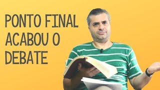 PONTO FINAL, acabou o debate com o Pr. Elias Soares - Leandro Quadros - Teologia