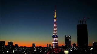 Tokyo Tower special illumination on January 1, 2022