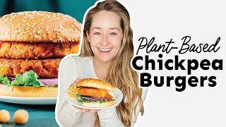 Easy Chickpea Burgers (Vegan!)