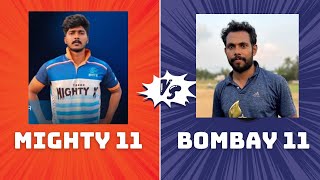 കഴിഞ്ഞ ആഴ്ചയിലെ അടിപൊളി മാച്ച് ❤️❤️Mighty 11 vs Bombay 11 ❤️ #cricket #mallucricketers #