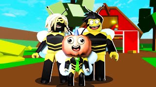 I Get Adopted By A BEE SWARM Family in Roblox Brookhaven RP