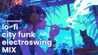 1 hour lo-fi city funk electroswing【AI music】