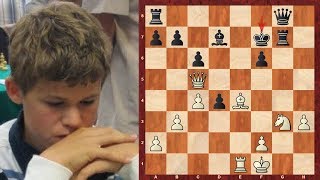 Magnus Carlsen crushes the Slav Defence! : vs Helgi Ass Gretarsson - European Clubs Cup 2003