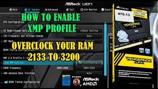 How To Overclock Your Ram Bus Speed In ASRock UEFI Bios | How to Enable XMP Profile | Miraz Playz |