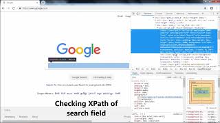 Google search using Selenium webdriver