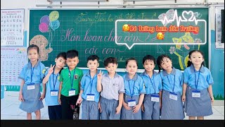 Bé Tường Lam Hoa Sen đến Trường 🏫05/09/24 bé Lam vào lớp 1.