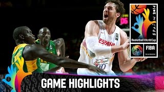 Spain v Senegal - Game Highlights - Round of 16 - 2014 FIBA Basketball World Cup