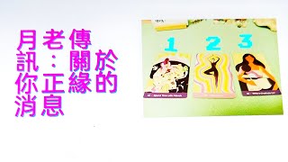 月老傳訊：關於你 正緣的消息~塔羅占卜pick a card tarot