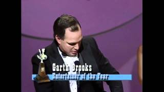 Garth Brooks Wins Entertainer of the Year - ACM Awards 1991