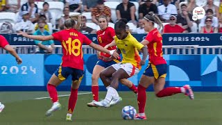 JUGADA LINDA CAICEDO - ESPAÑA VS COLOMBIA JUEGOS OLIMPICOS 2024