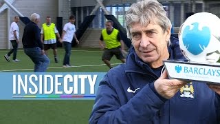 Silva \u0026 Zabaleta play walking football | INSIDE CITY 137