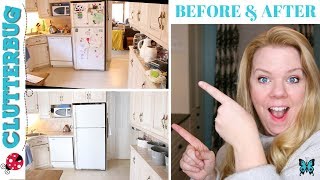 How to Organize a Messy Kitchen - Before and After Kitchen Organization