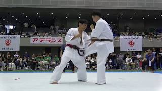 【新極真会】第35回全中国空手道選手権大会　準決勝2　SHINKYOKUSHINKAI KARATE