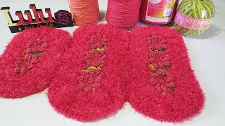 PRODUÇÃO LINDA  COM BARBANTE PELUDINHO #vlogcroche #artesanatos #crochet