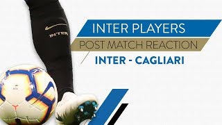 INTER-CAGLIARI 2-0 | Lautaro Martinez, Politano and Dalbert interviews | Post-match reaction