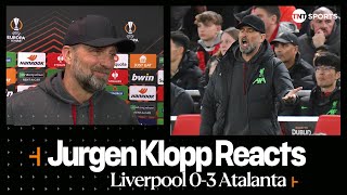 "IT WAS A REALLY BAD GAME" 😡 | Jurgen Klopp | Liverpool 0-3 Atalanta | UEFA Europa League