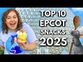 Top 10 EPCOT Snacks You MUST Try in 2025! 🍽✨ | Disney World Food Guide