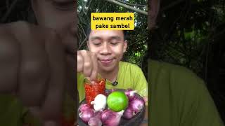 Nikmatnya Makan Bawang Merah Pake Sambel